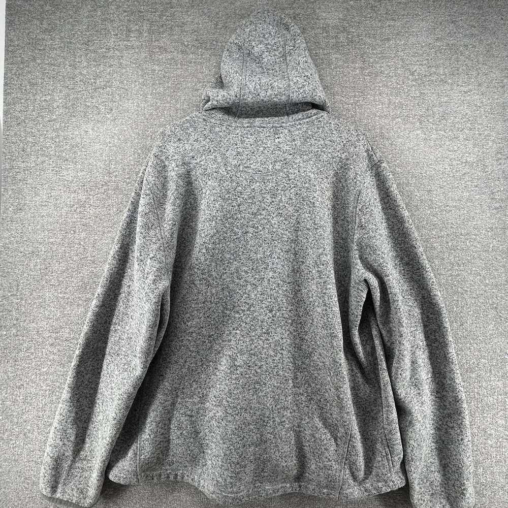 LL Bean Full Zip Hoodie Slightly Fitted Sweater Fleece Men Size XL Reg Gray